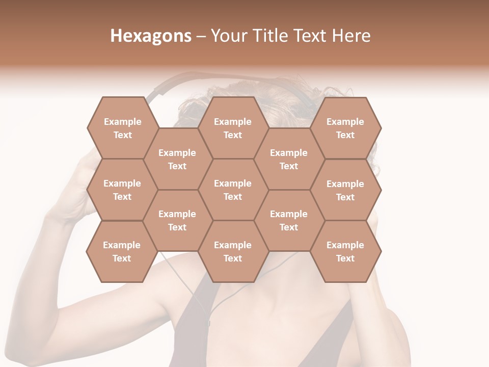 Girl Party Space PowerPoint Template