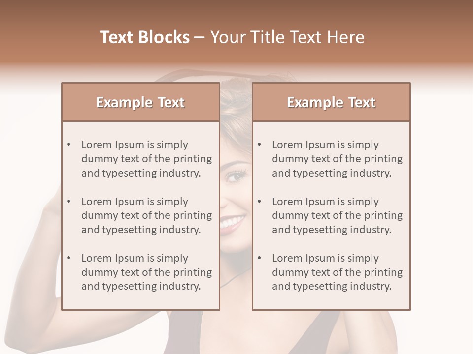 Girl Party Space PowerPoint Template