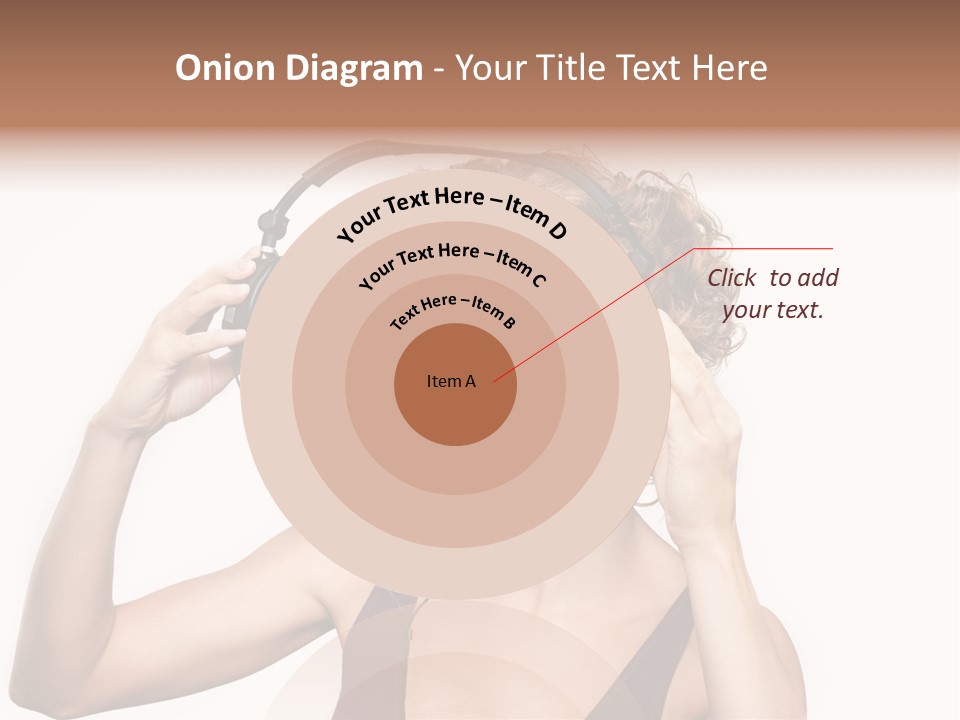 Girl Party Space PowerPoint Template