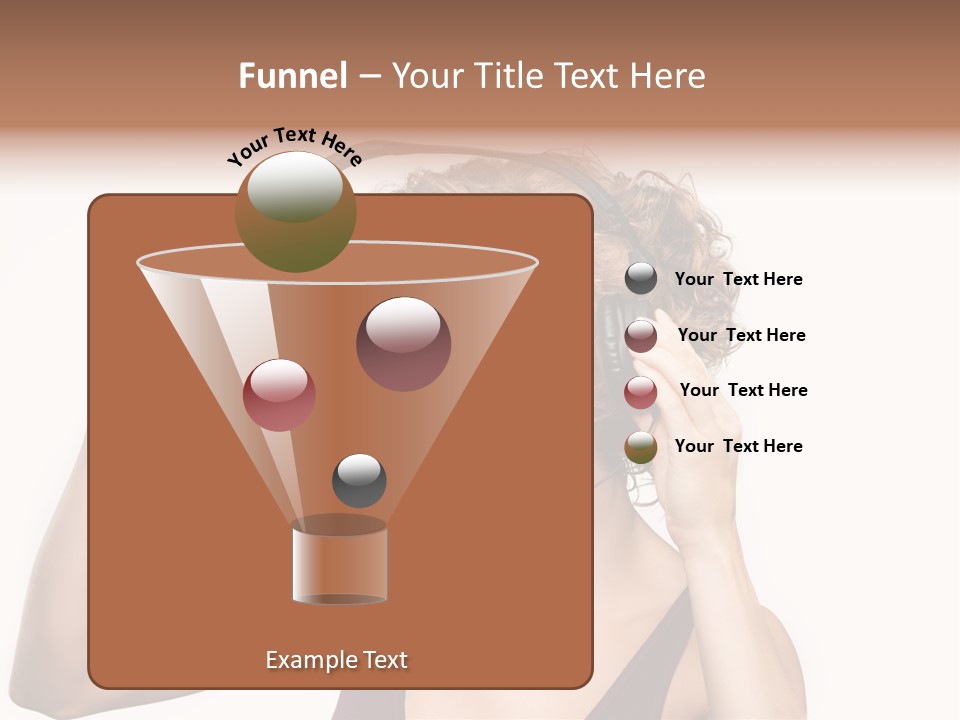 Girl Party Space PowerPoint Template