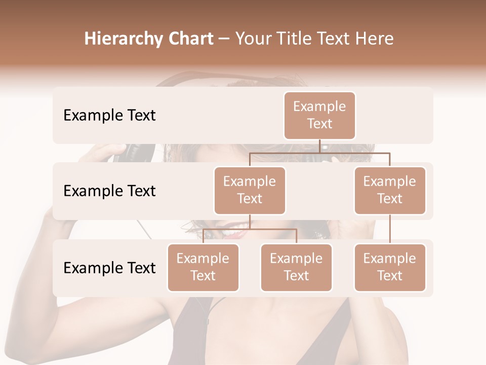 Girl Party Space PowerPoint Template