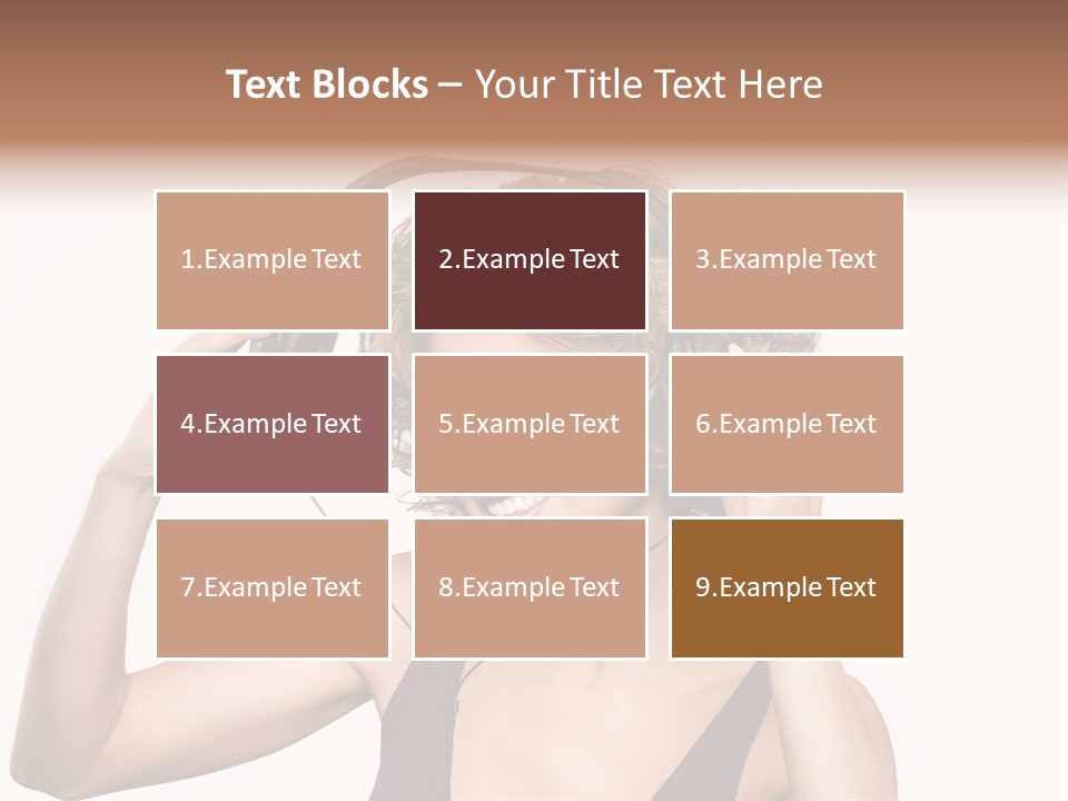 Girl Party Space PowerPoint Template