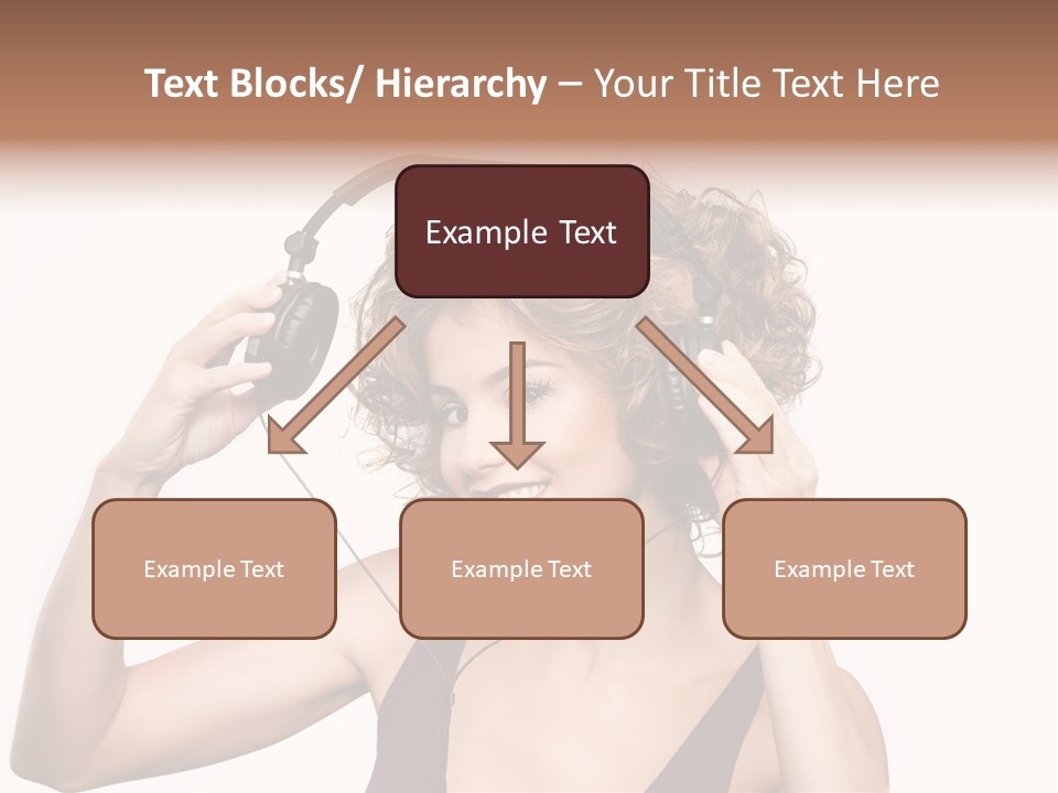 Girl Party Space PowerPoint Template