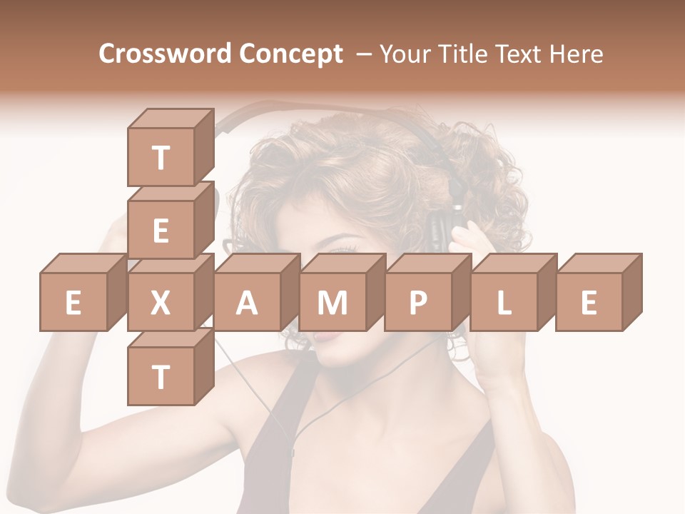 Girl Party Space PowerPoint Template