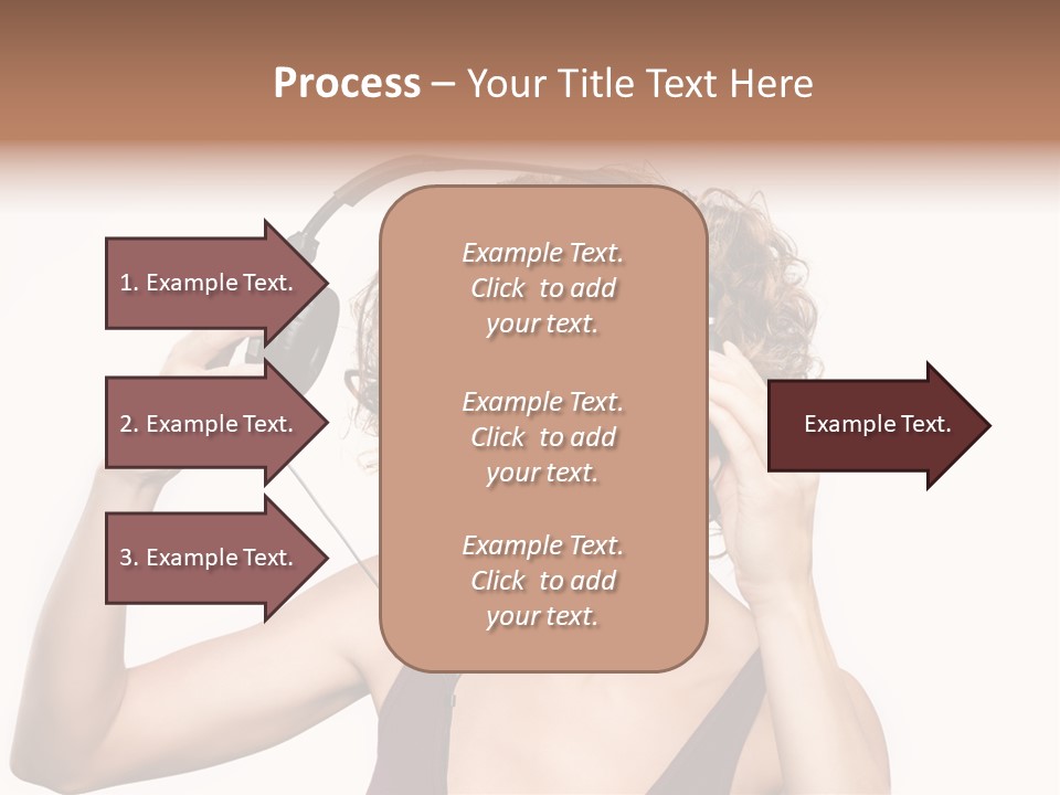 Girl Party Space PowerPoint Template