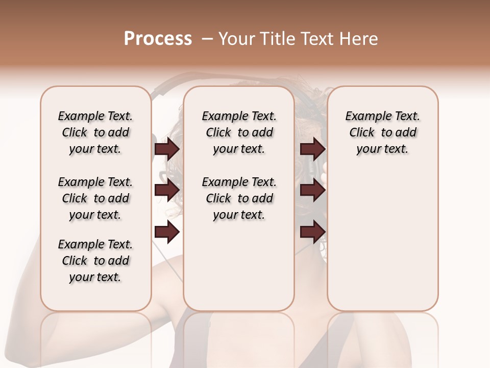 Girl Party Space PowerPoint Template