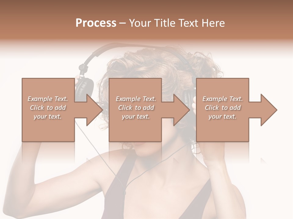 Girl Party Space PowerPoint Template