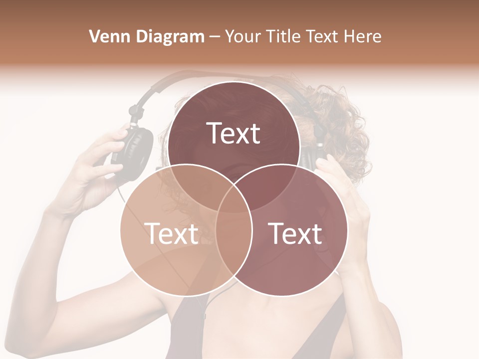 Girl Party Space PowerPoint Template