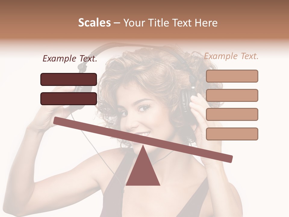 Girl Party Space PowerPoint Template