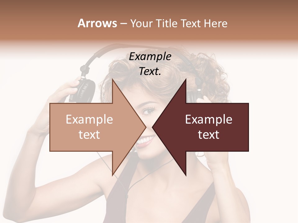 Girl Party Space PowerPoint Template