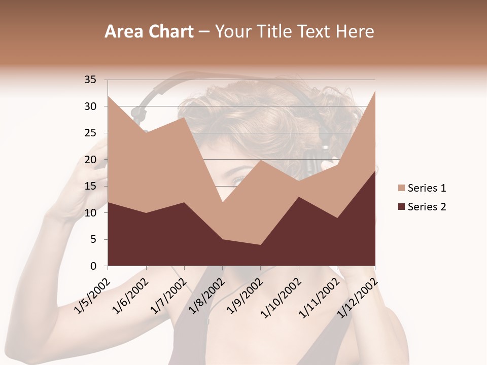 Girl Party Space PowerPoint Template