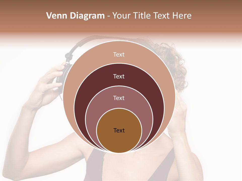 Girl Party Space PowerPoint Template