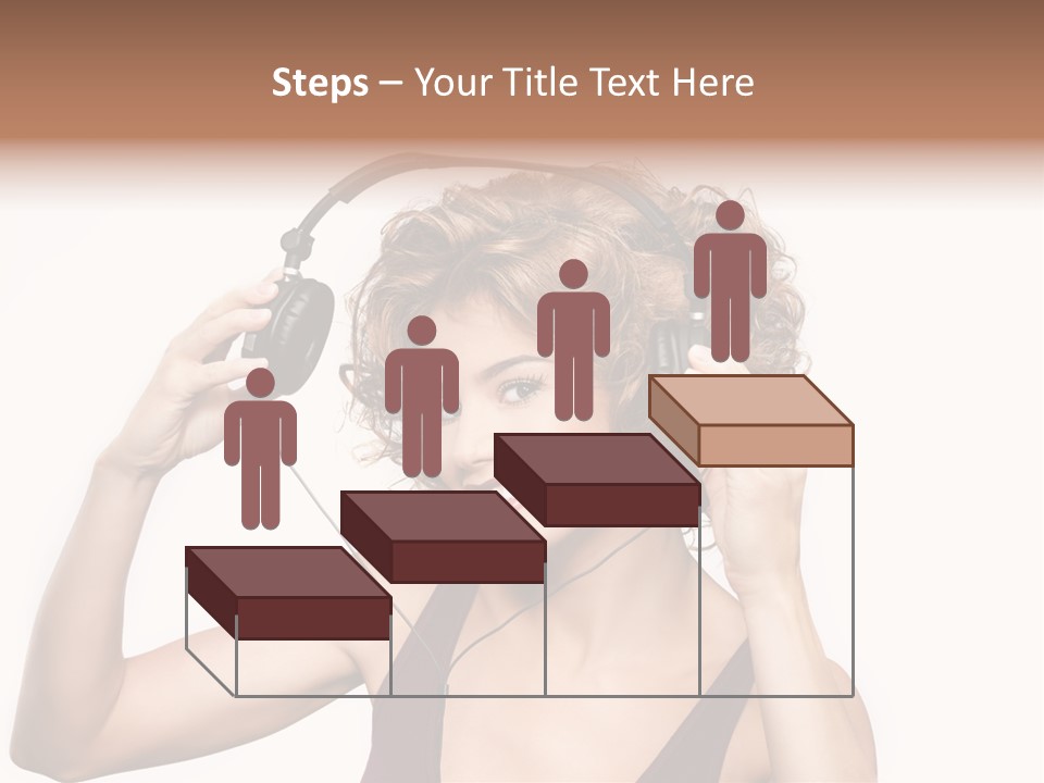 Girl Party Space PowerPoint Template