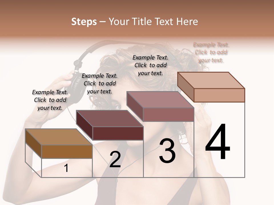 Girl Party Space PowerPoint Template