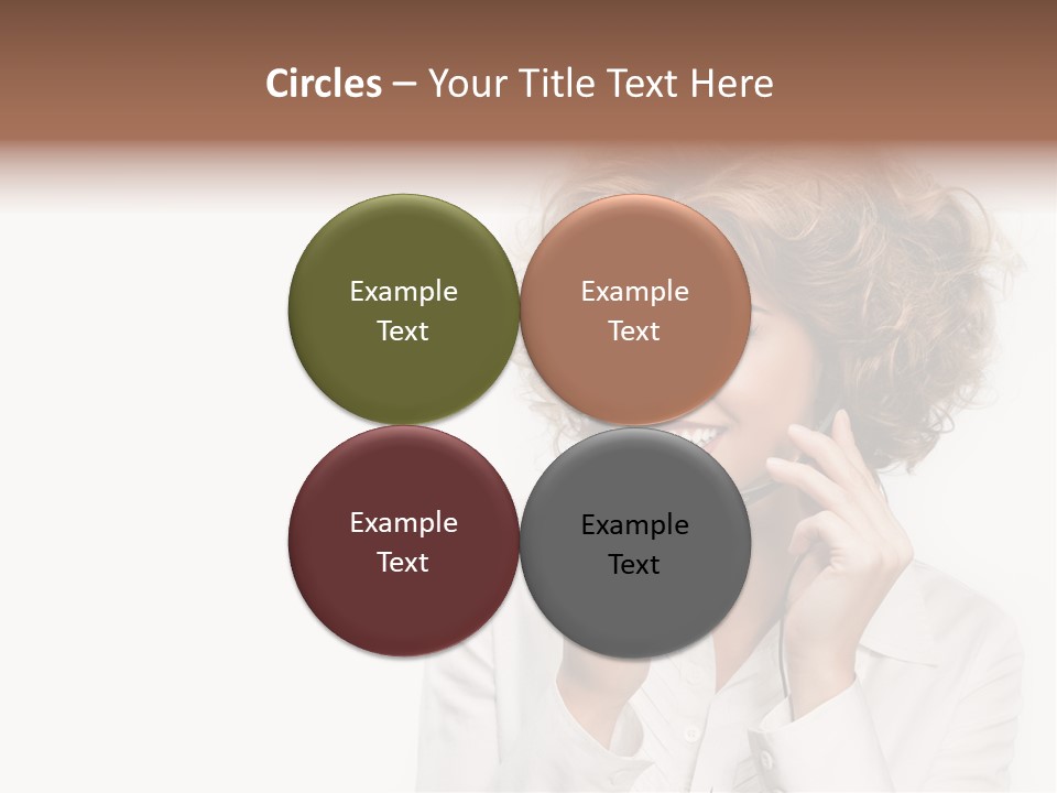 Pretty Consultant Online PowerPoint Template