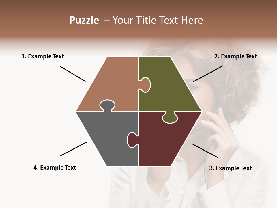 Pretty Consultant Online PowerPoint Template