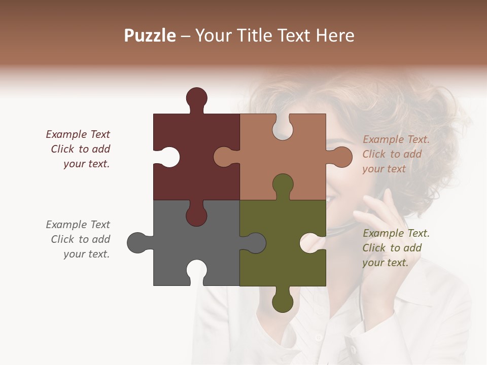 Pretty Consultant Online PowerPoint Template
