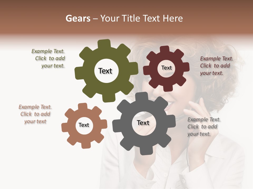 Pretty Consultant Online PowerPoint Template