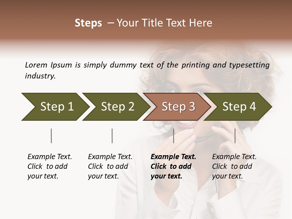 Pretty Consultant Online PowerPoint Template