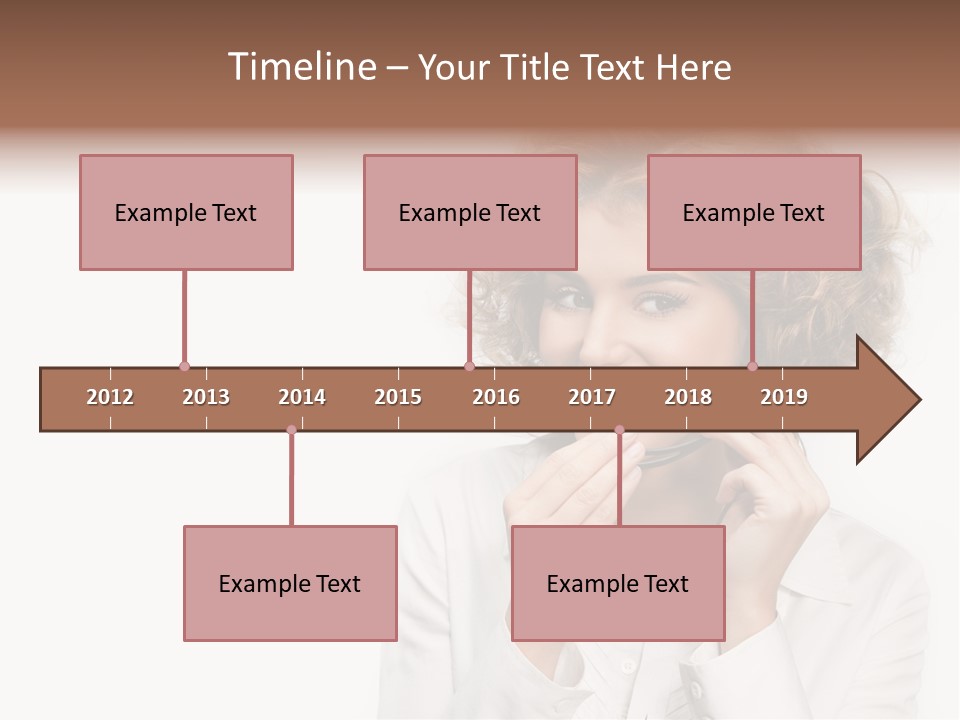 Pretty Consultant Online PowerPoint Template