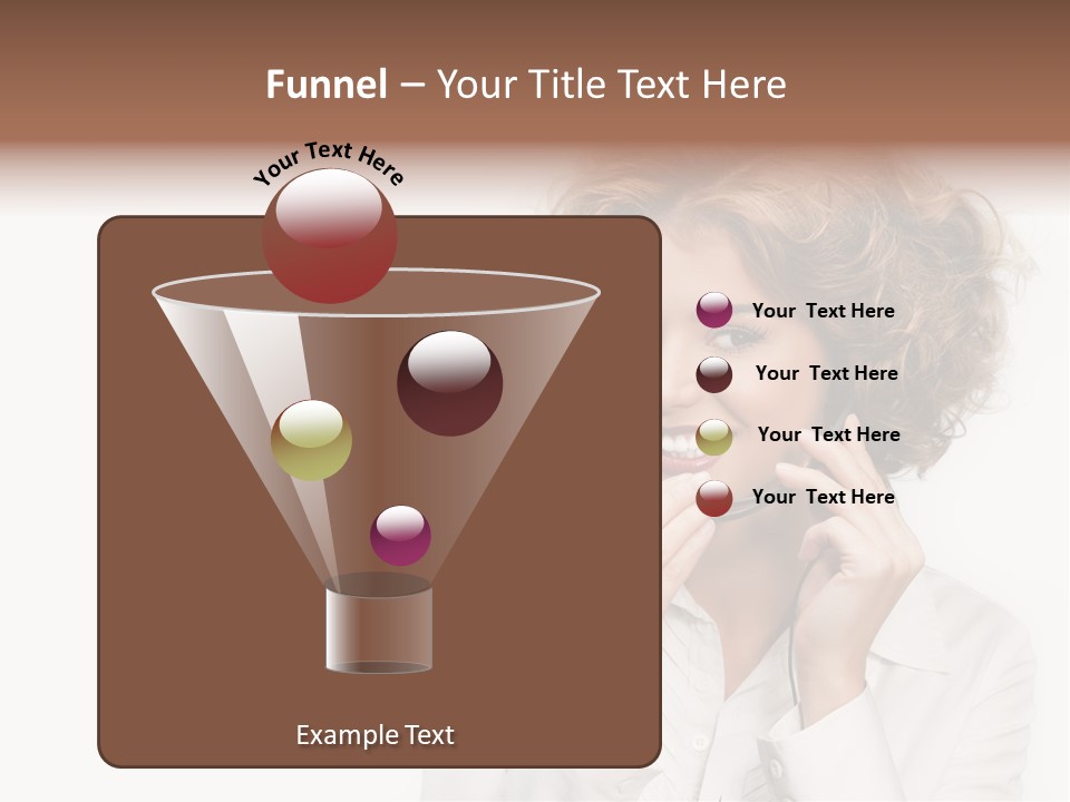 Pretty Consultant Online PowerPoint Template
