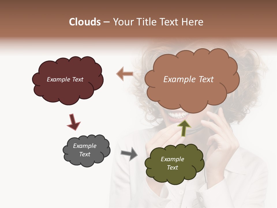 Pretty Consultant Online PowerPoint Template