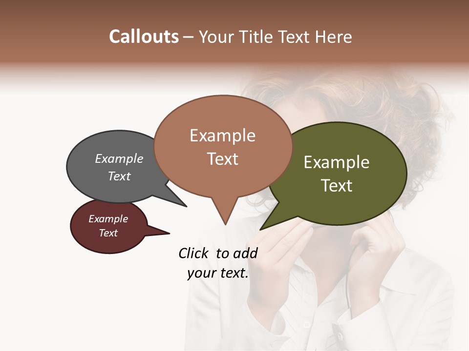 Pretty Consultant Online PowerPoint Template