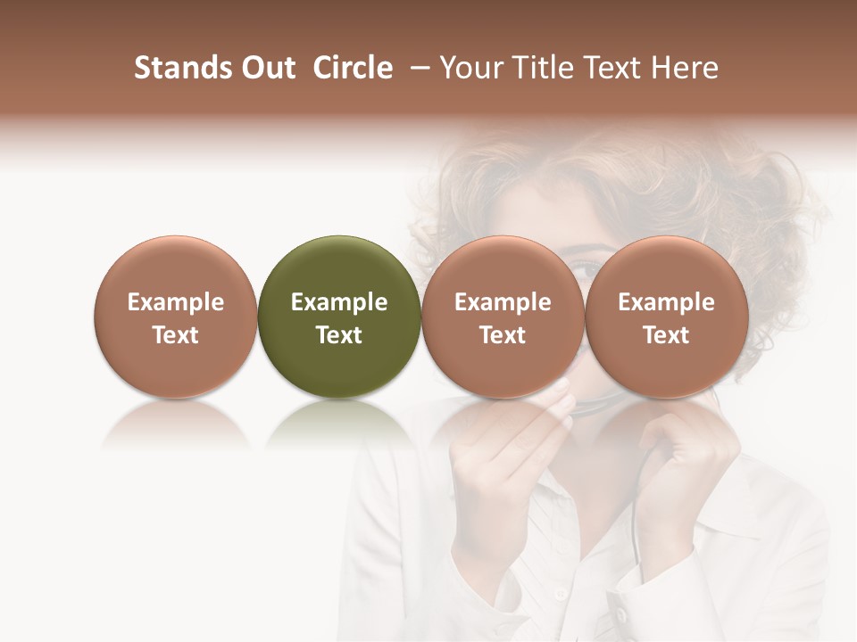 Pretty Consultant Online PowerPoint Template
