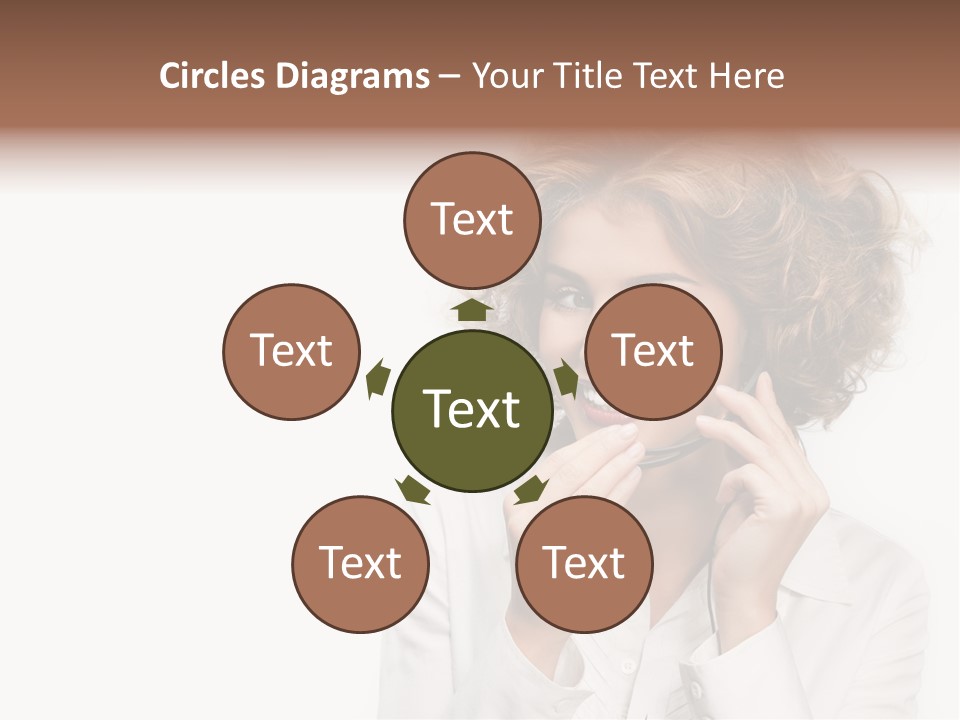 Pretty Consultant Online PowerPoint Template