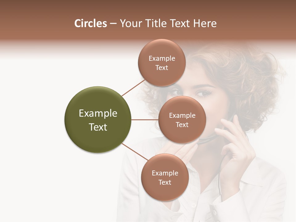 Pretty Consultant Online PowerPoint Template
