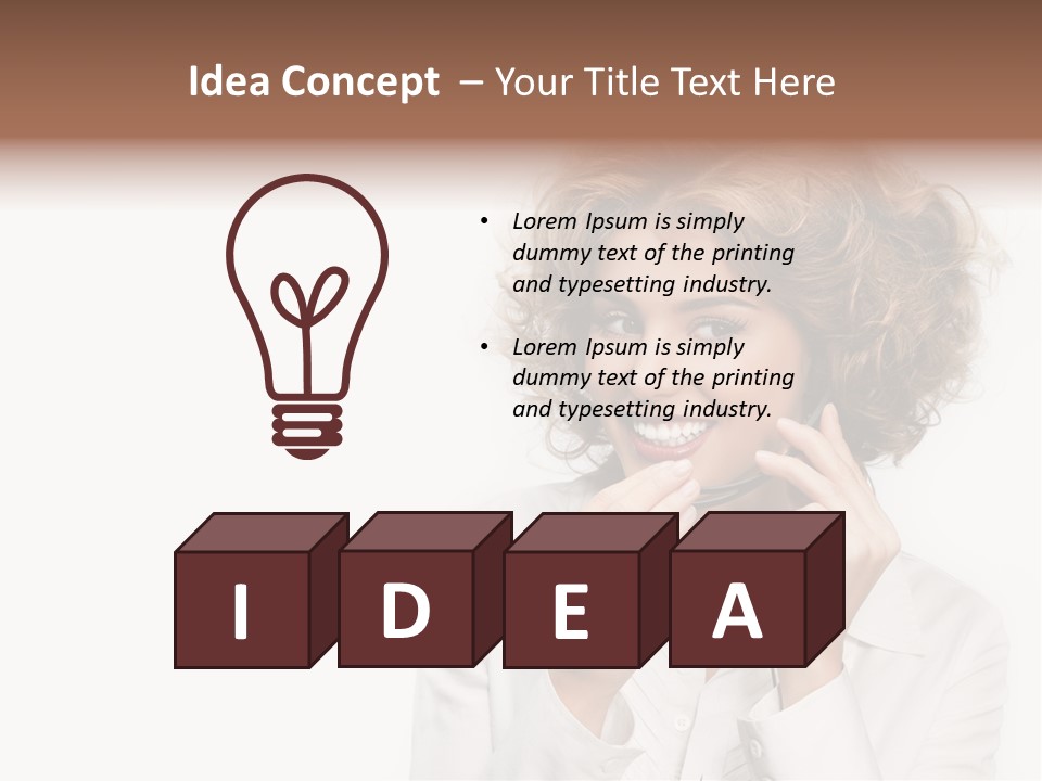 Pretty Consultant Online PowerPoint Template