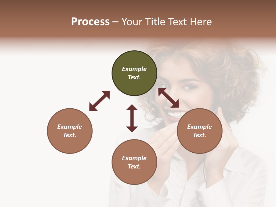 Pretty Consultant Online PowerPoint Template
