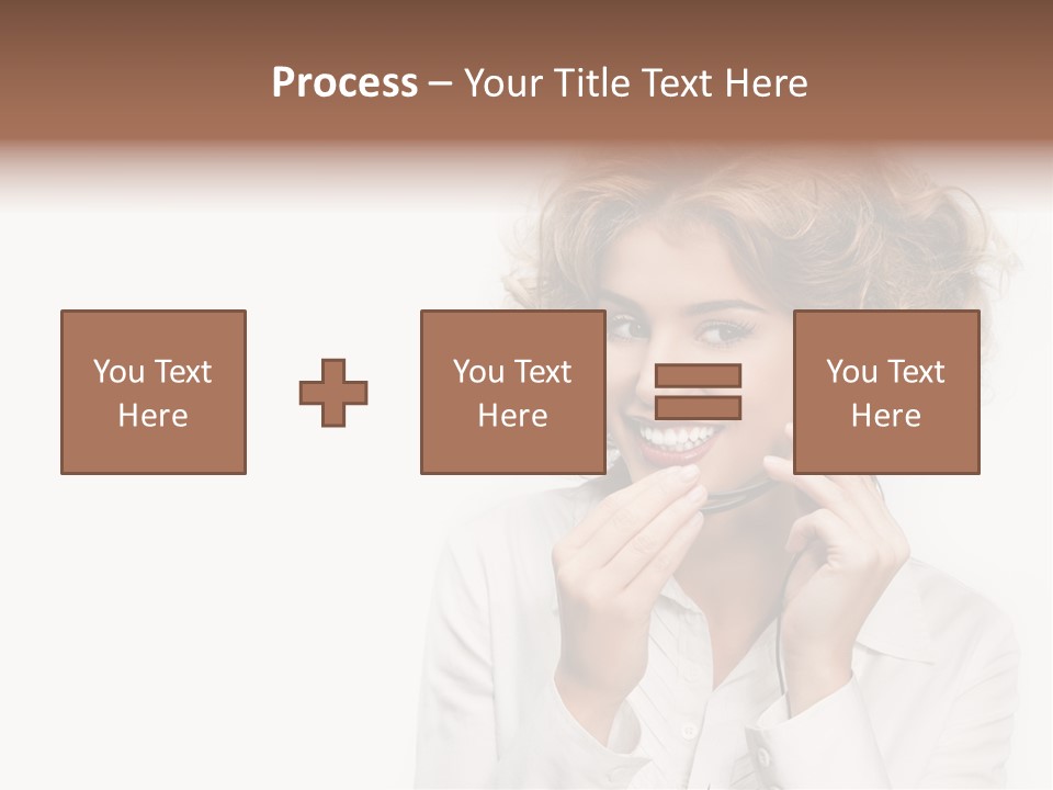 Pretty Consultant Online PowerPoint Template