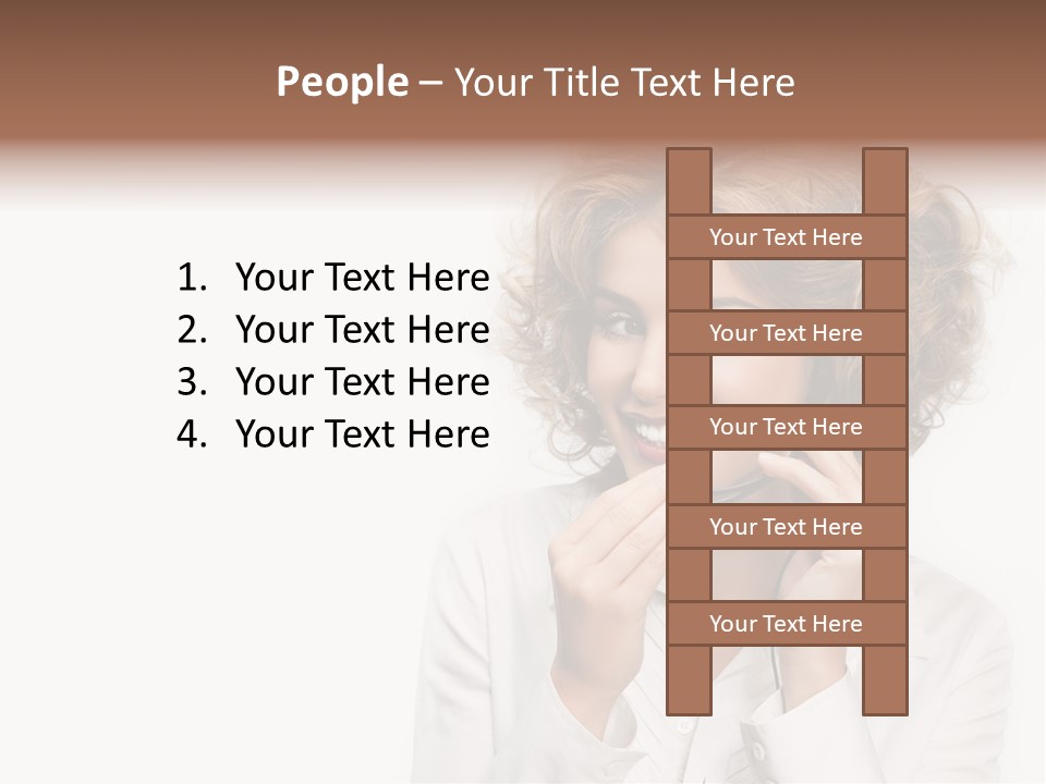 Pretty Consultant Online PowerPoint Template