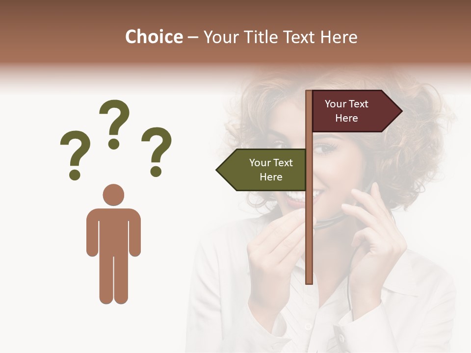 Pretty Consultant Online PowerPoint Template