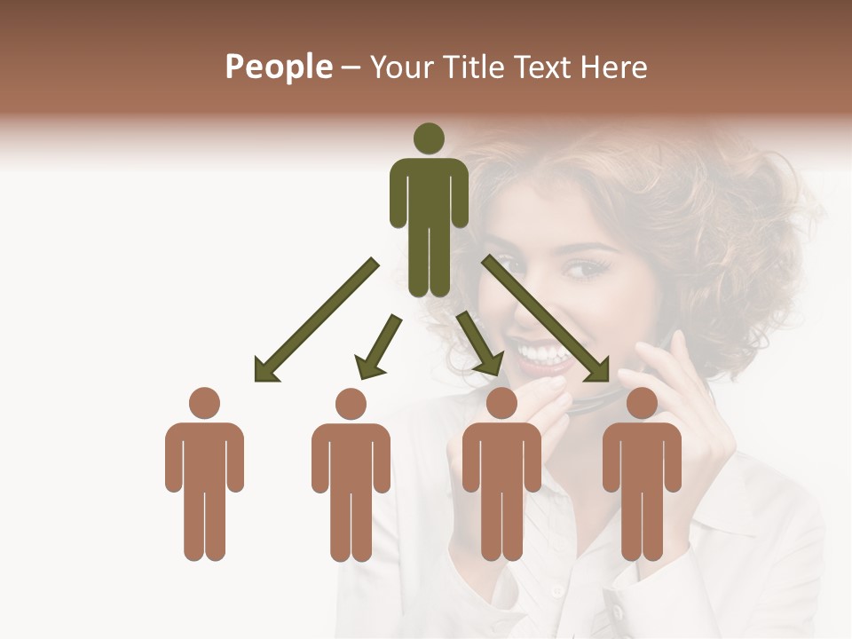 Pretty Consultant Online PowerPoint Template