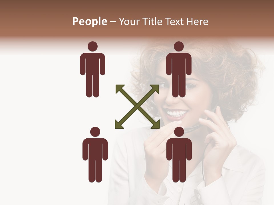 Pretty Consultant Online PowerPoint Template