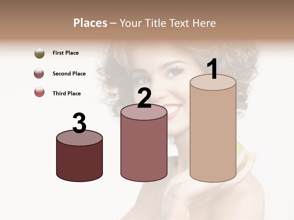 Young Youth Isolated PowerPoint Template