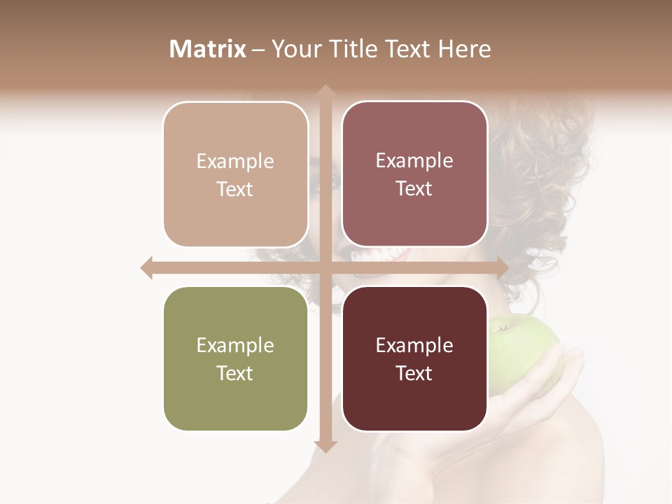 Young Youth Isolated PowerPoint Template