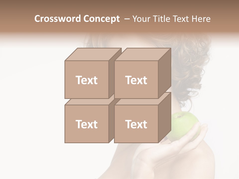 Young Youth Isolated PowerPoint Template