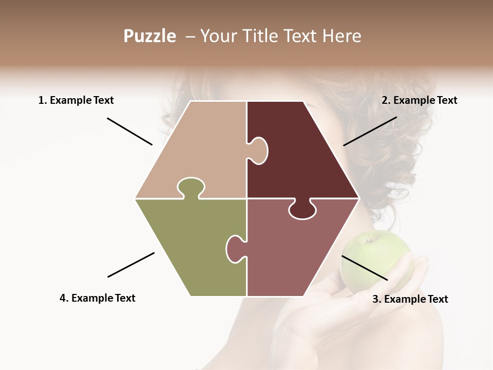 Young Youth Isolated PowerPoint Template