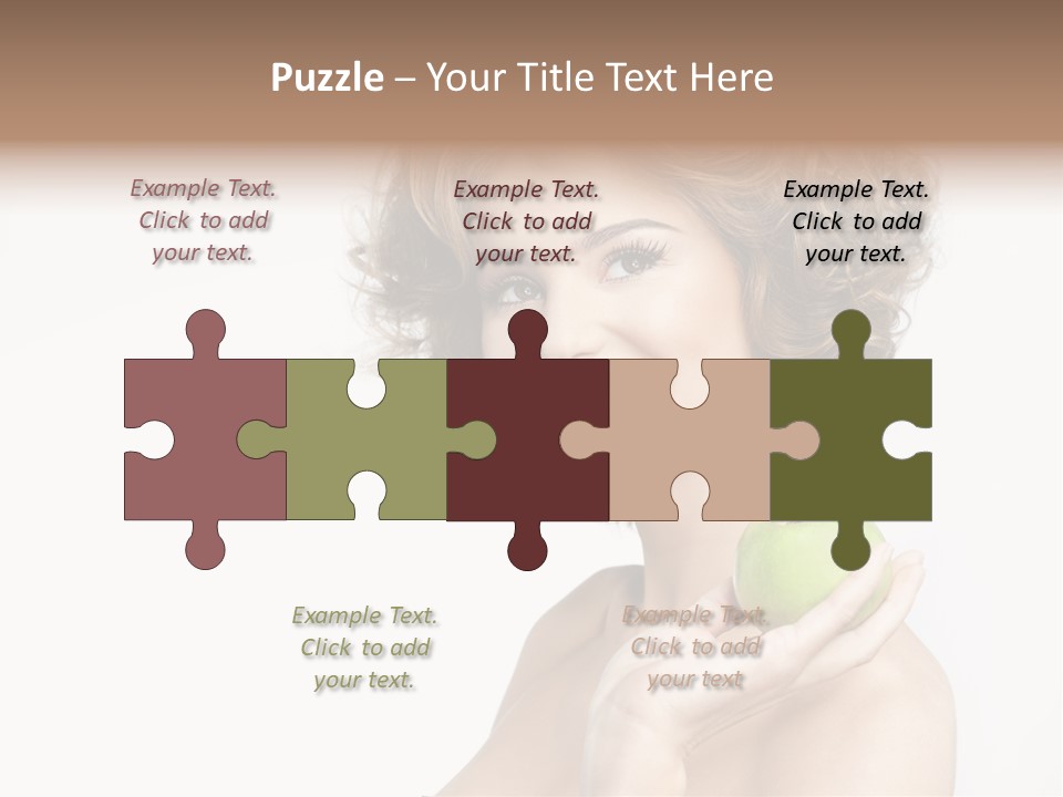 Young Youth Isolated PowerPoint Template