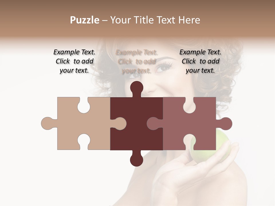 Young Youth Isolated PowerPoint Template