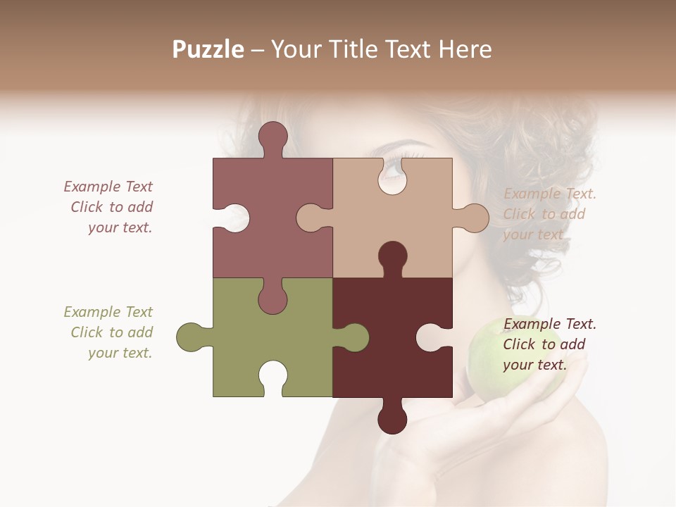 Young Youth Isolated PowerPoint Template