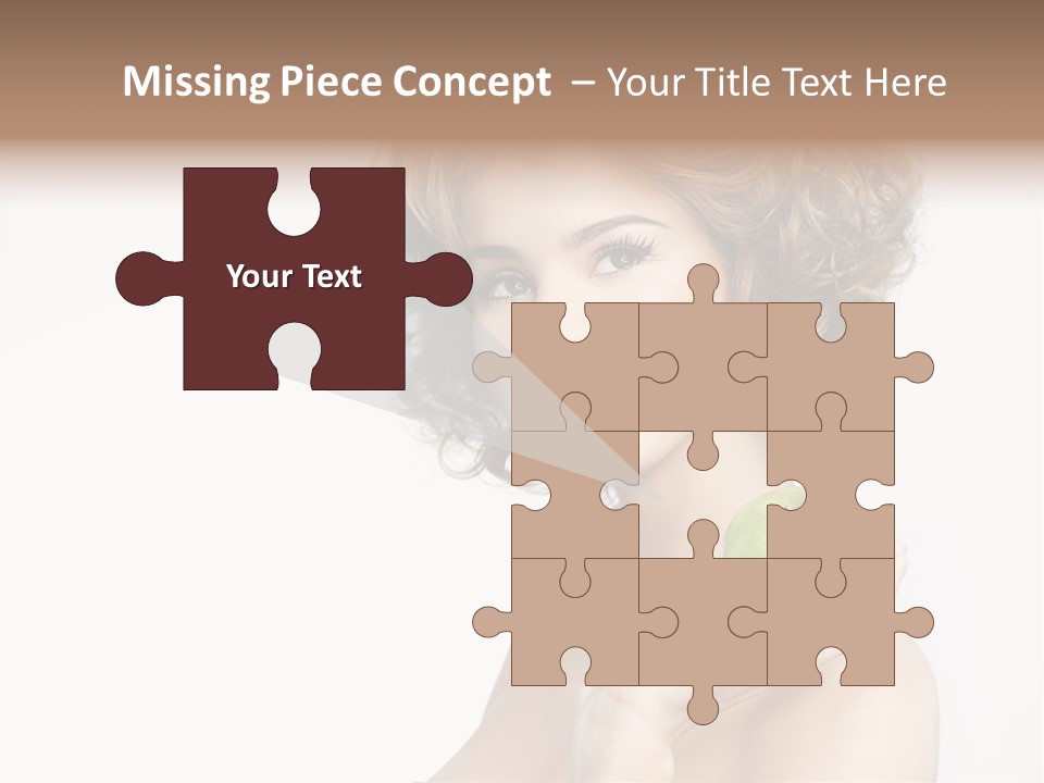 Young Youth Isolated PowerPoint Template