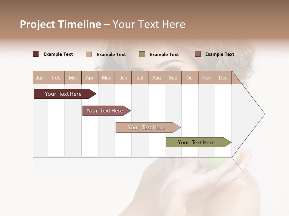 Young Youth Isolated PowerPoint Template