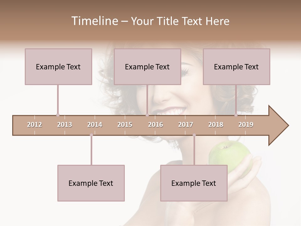 Young Youth Isolated PowerPoint Template