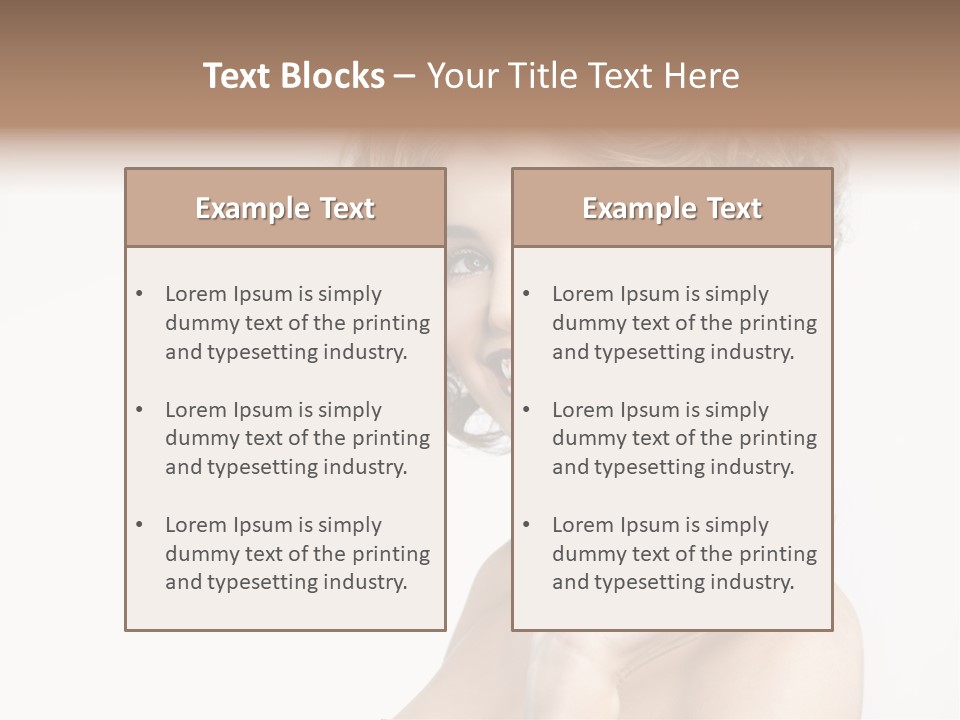 Young Youth Isolated PowerPoint Template