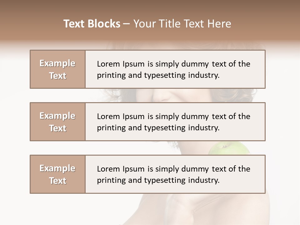 Young Youth Isolated PowerPoint Template