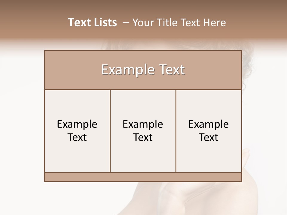 Young Youth Isolated PowerPoint Template